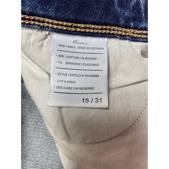 Kancan High Rise Holly Flare Leg Wide Hem Women's Size 15/31 Retro Style Jeans - Picture 11 of 12